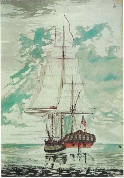 Picture Of Hms Resolution By Henry Roberts