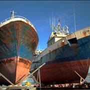 Picture Of Old Ships In Spain