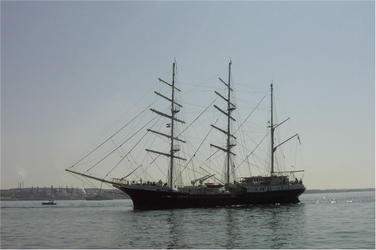 Picture Of Tall Ships At Ocean